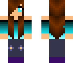 cool girl blue