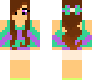 crazy pattern girl