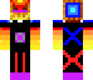 fire ice neon warrior