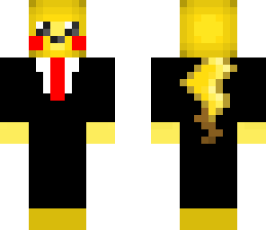 pikachu suit back up