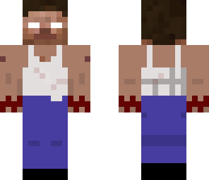 herobrine with tattoos