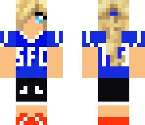 finished soccer girl