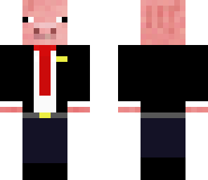 steve the pig in a tux