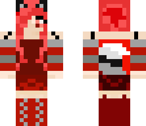 redhead cat girl