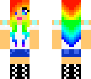rainbow headset girl