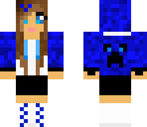dak blue creeper girl
