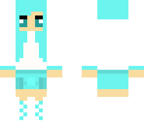 cute blue girl