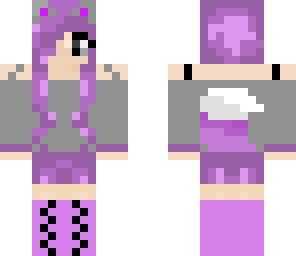 lilac neko girl