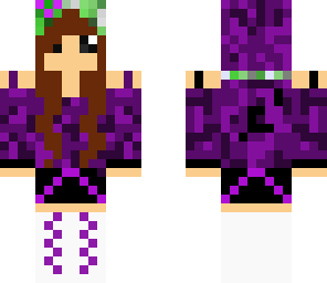 purple creeper head girl