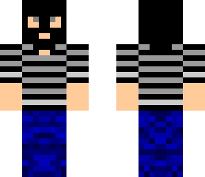 robber with mask