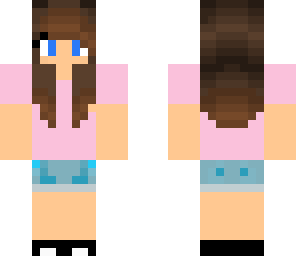 teen girl with shorts
