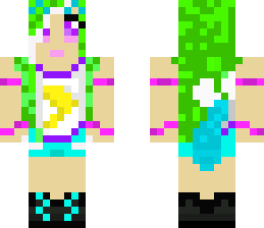 neon wolf girl