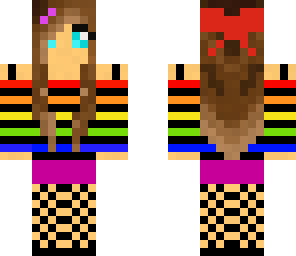 rain bow girl
