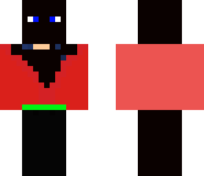 suspicious red ninja