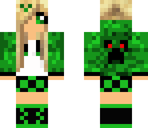 green summer girl