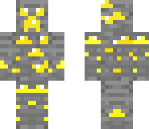 butter ore with a creeper face