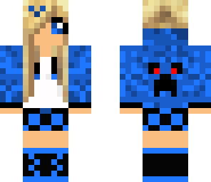 blue summer girl