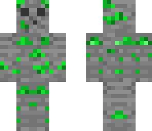 emerald ore with slime face