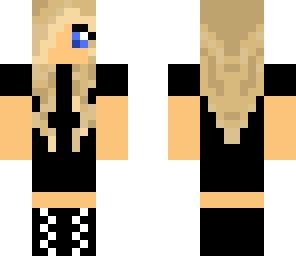 gir with black dress