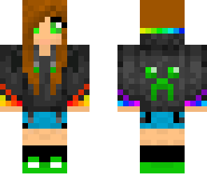 rainbow creeper girl
