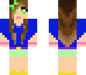 cute blue girl