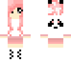 pink panda girl