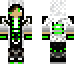 green hoodie with s