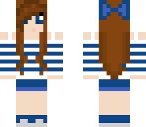 awsome blue girl