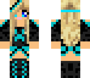 blue emo girl