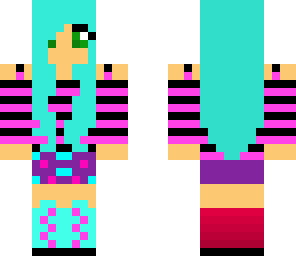 girl blue hair