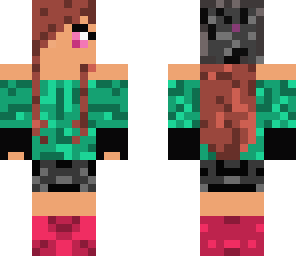 cute green girl