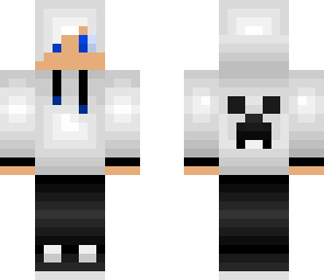 cool white haired boy