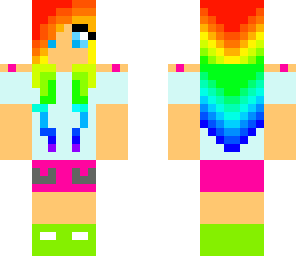 unicorn hair girl