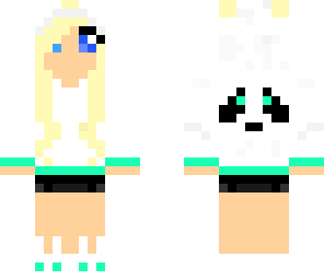 panda girl so cute