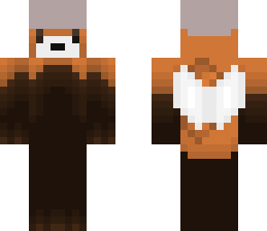 red panda with wings and a bucket