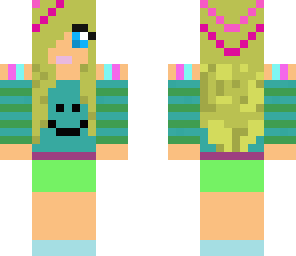 edited blue girl