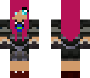 skacredoesminecraft raspberry hair