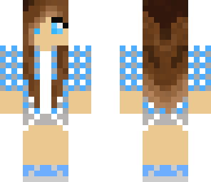 blue gamer girl