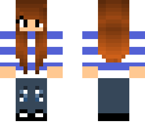 striped girl