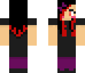shy goth girl