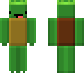 cute cube derp frog