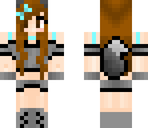 wolf girl blue