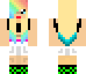 rainbow girl