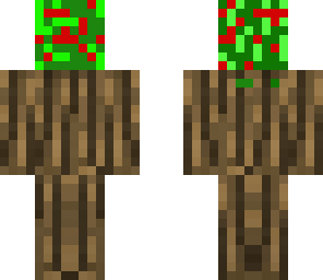 wood man apple tree