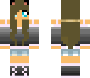 brunnete cat girl