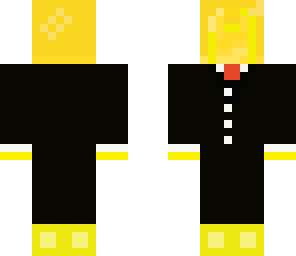 butter man in a suit