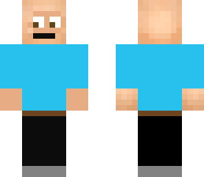 guy in a blue t shirt
