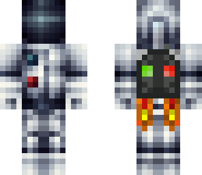 space man with jet pack