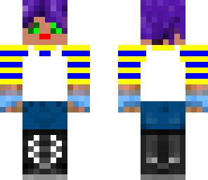 purple hair girl