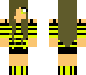 brunnete bee girl